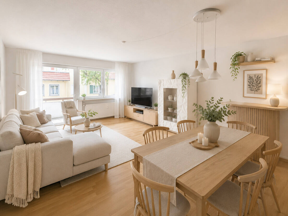 Charmante 2,5-Zimmer-Wohnung mit Südbalkon in Altperlach