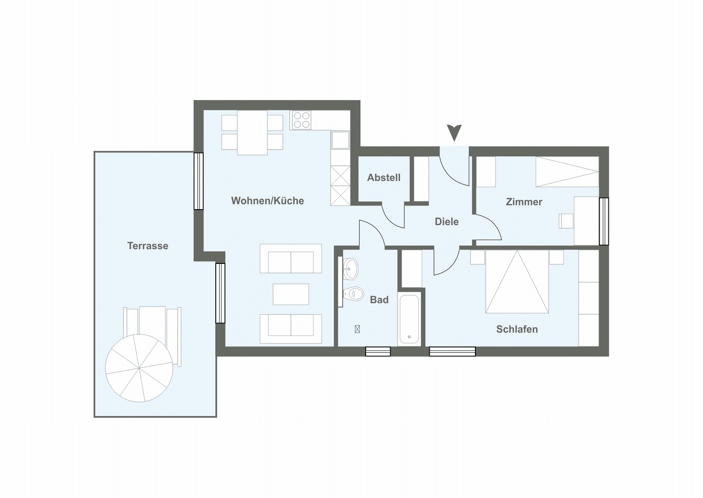 EH40 NEUBAU: 3.910 EUR / m² inkl. Einbauküche. 29m² Terrasse. Übergabe ab Mai/Juni 26. Angebot bis 28.02.26 – Bielefeld – Vorschaubild 5