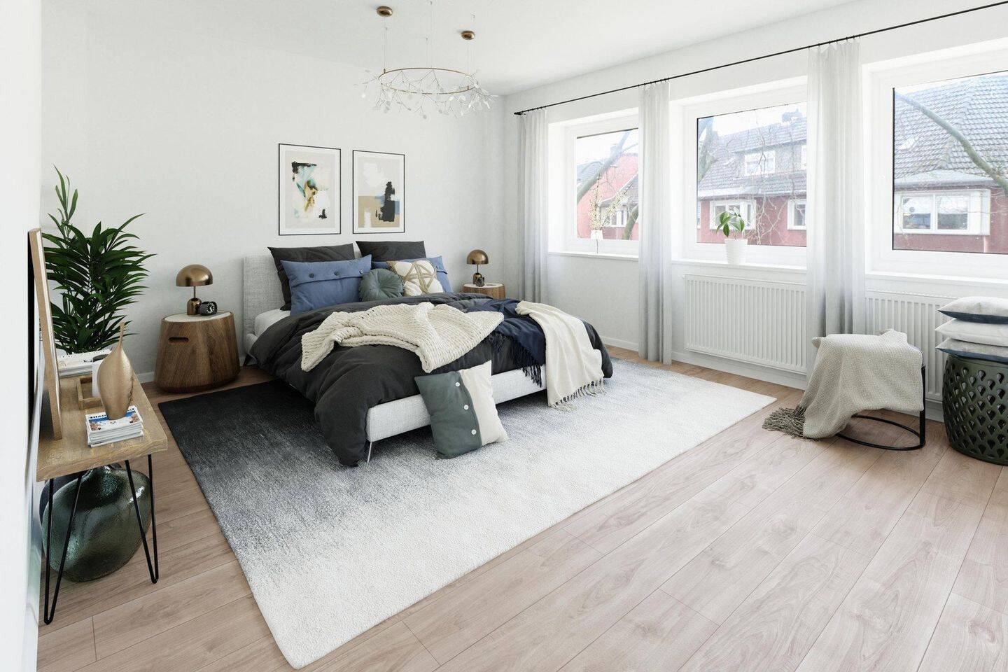 3-Zimmer-Wohnung mit großem Balkon – Gelsenkirchen – Vorschaubild 2