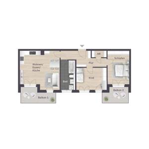 Vitalia Suiten - Exklusive Neubau Wohnanlage in ER-Dechsendorf - Baubeginn 2026 – 91052 Erlangen – Vorschaubild 8