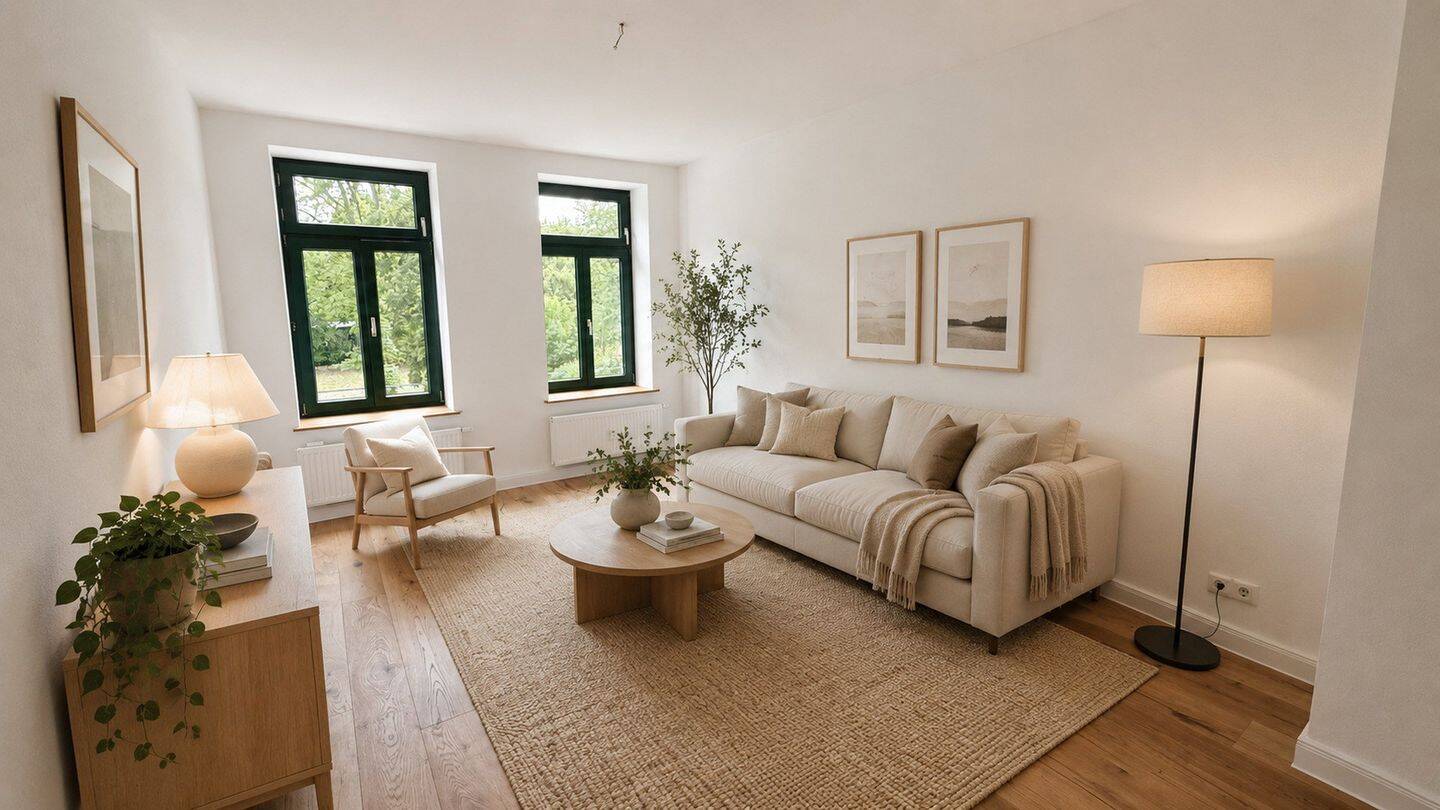 *Frisch Modernisiert: 2-R Altbau in Leipzig Stötteritz | Provisionsfrei | 4% Rendite + 4,25% AfA* – Leipzig – Vorschaubild 3