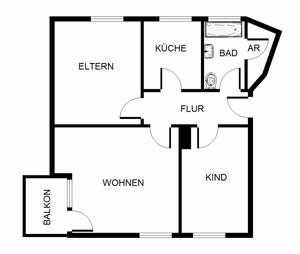 Jetzt frei! 3-Zimmer-Wohnung in Gelsenkirchen Hassel – 45896 Gelsenkirchen – Vorschaubild 4