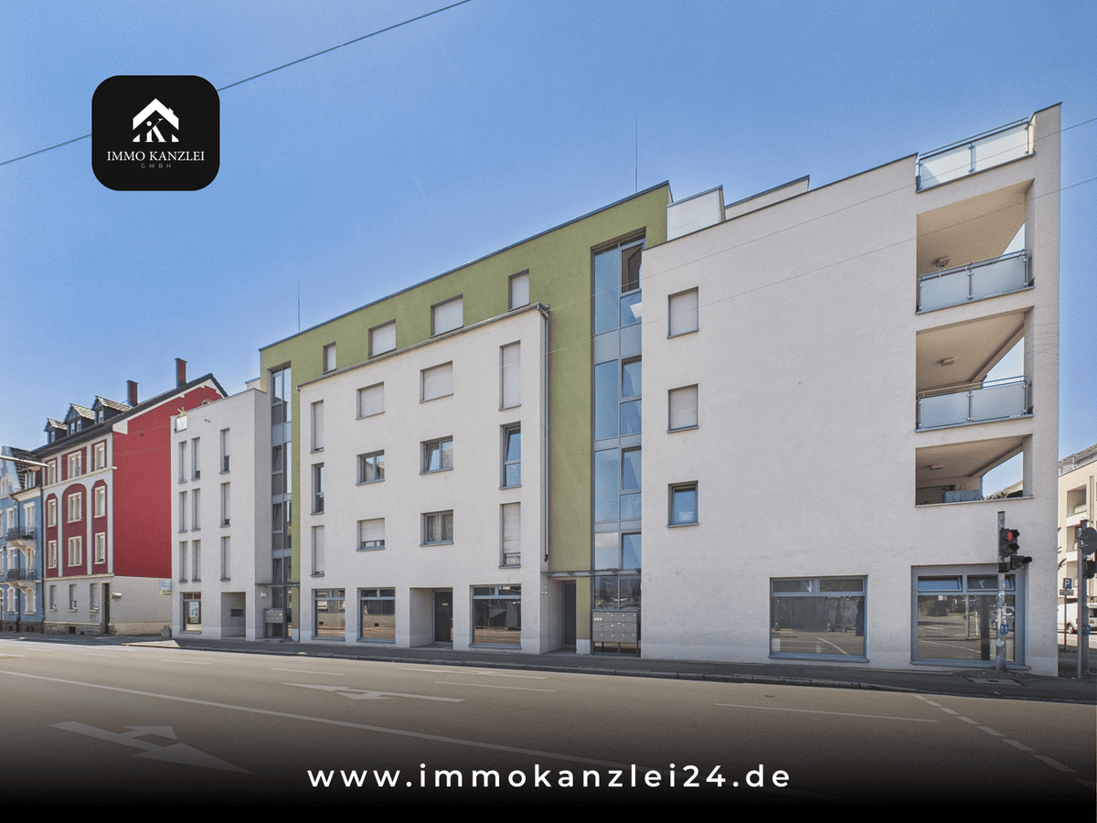 Lichtdurchflutete 3-Zimmer-Wohnung mit Loggia & Tiefgarage in Offenburg! – 77652 Offenburg – Bild 1 von 9