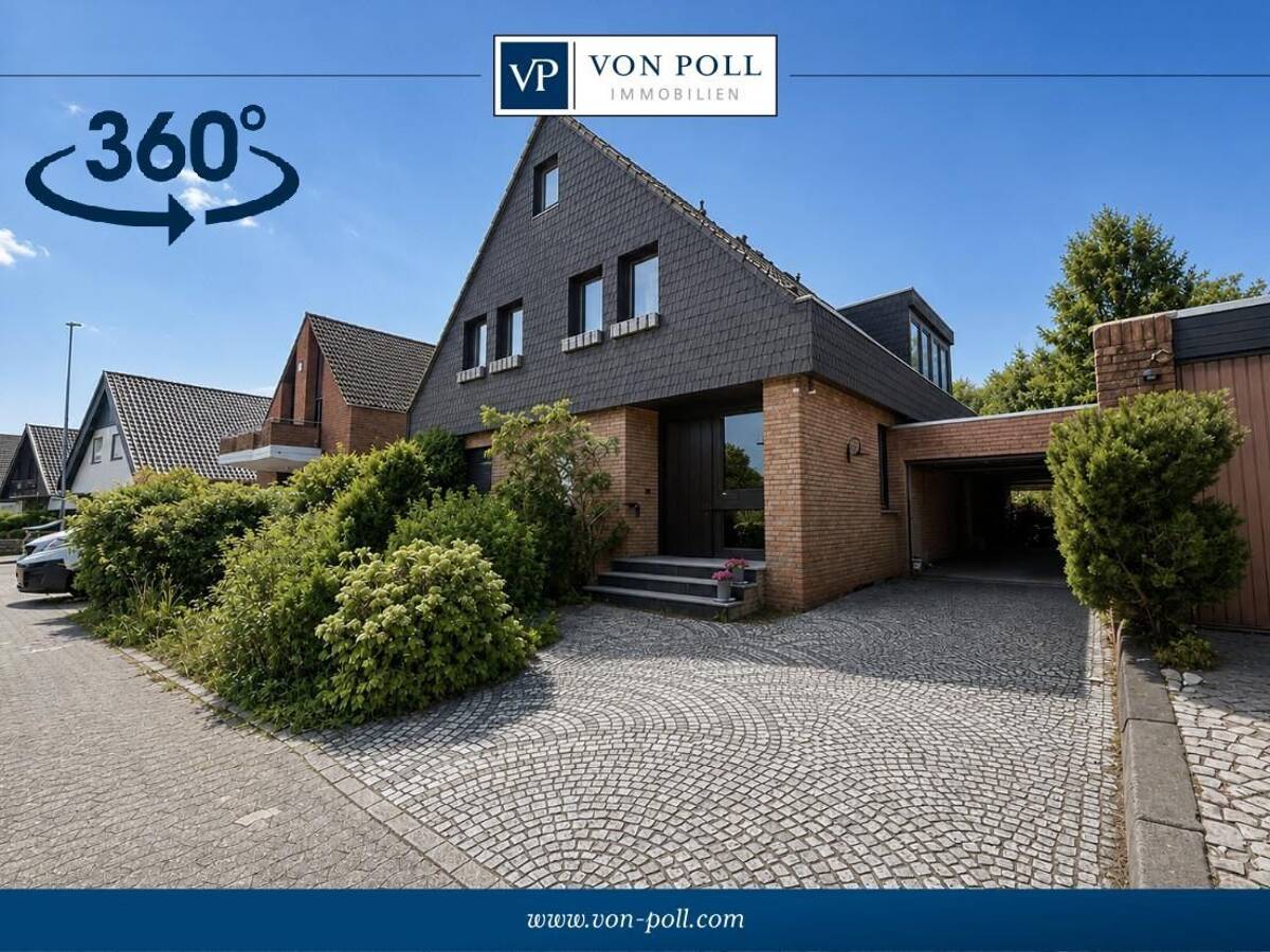 Großzügiges Familienhaus mit weitläufigem Grundstück am Landschaftsschutzgebiet – 47802 Krefeld – Bild 1 von 9