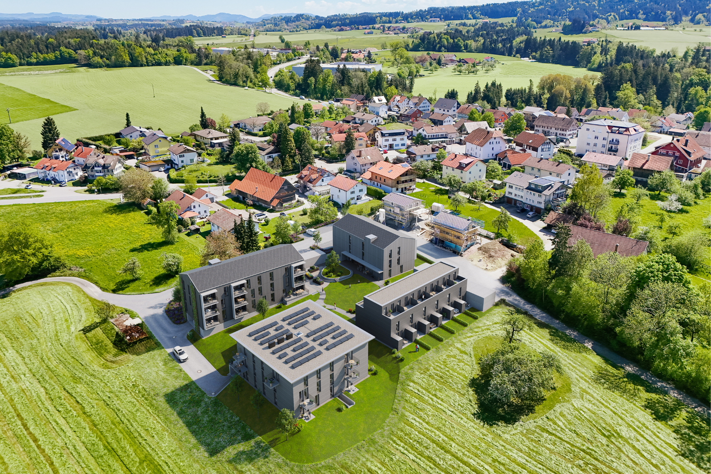 Mehr Platz in Bodenseenähe: Neubau-Townhouse mit Garten & Dachterrasse – Opfenbach – Vorschaubild 3