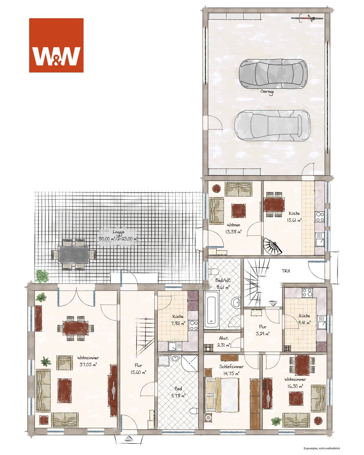 Attraktives 5-Familien-Haus mit Garten und Garage – Ottobeuren – Vorschaubild 7