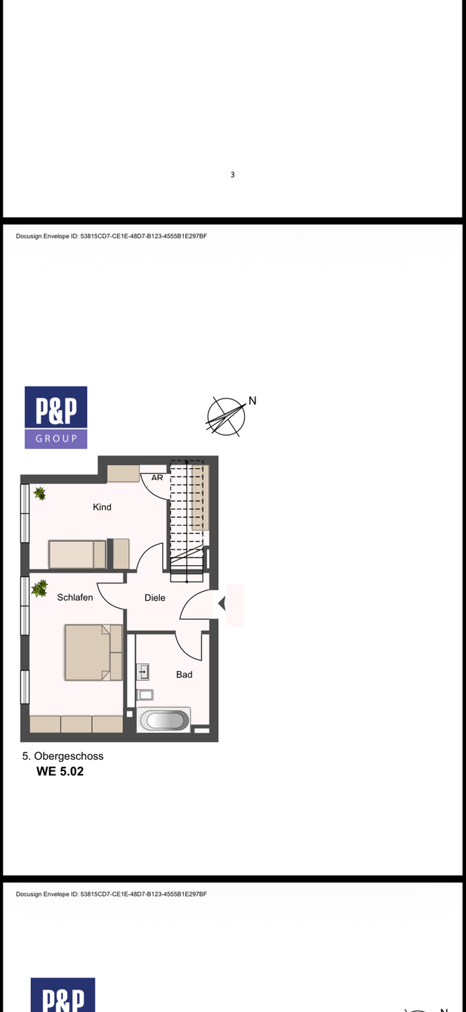 Schöne 3 Zimmer Maisonette-Wohnung in Fürth – Fürth – Vorschaubild 2
