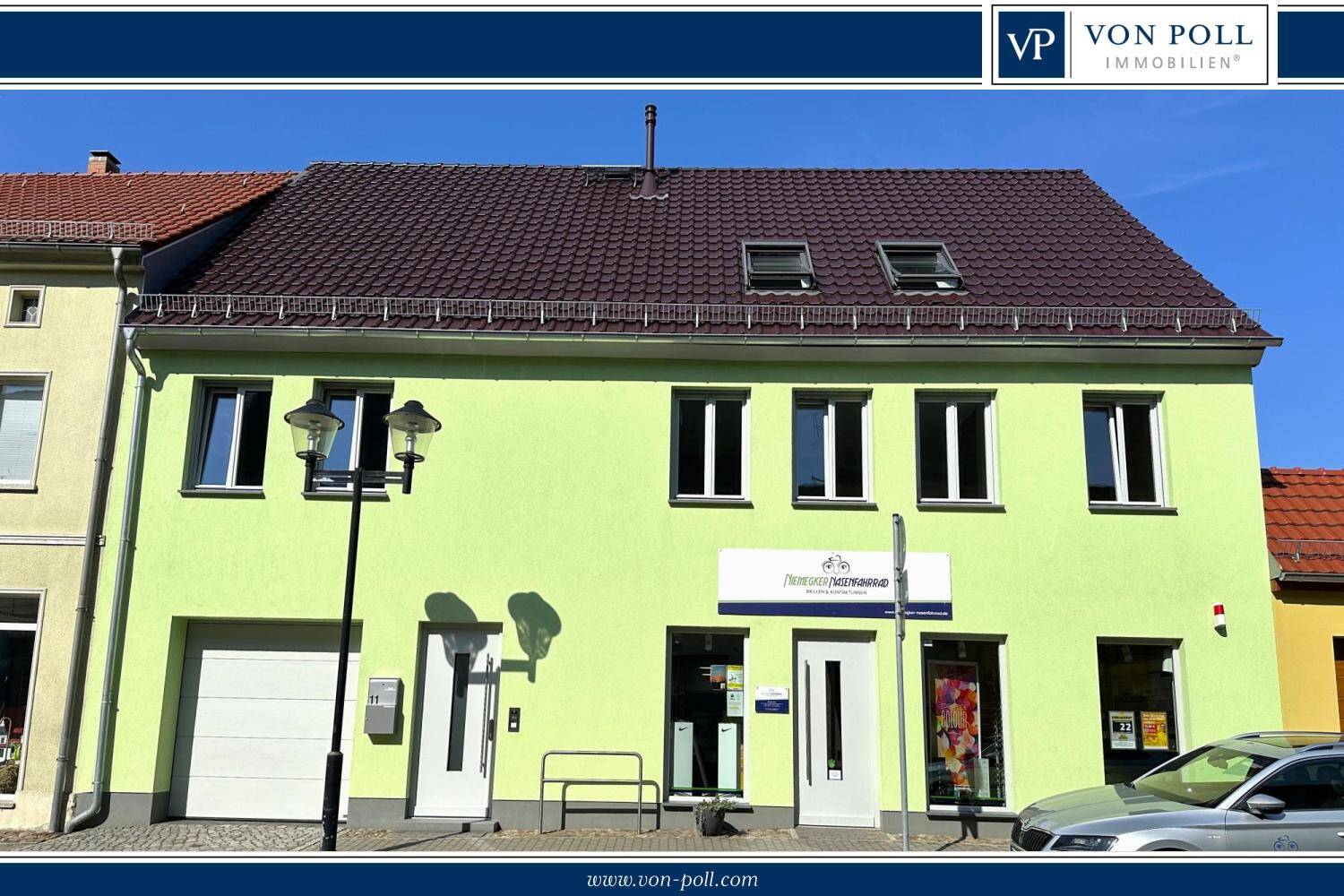 Baujahr 2018: Hochwertiges Wohn- und Geschäftshaus in der Niemegker Innenstadt – Niemegk – Bild 1 von 9