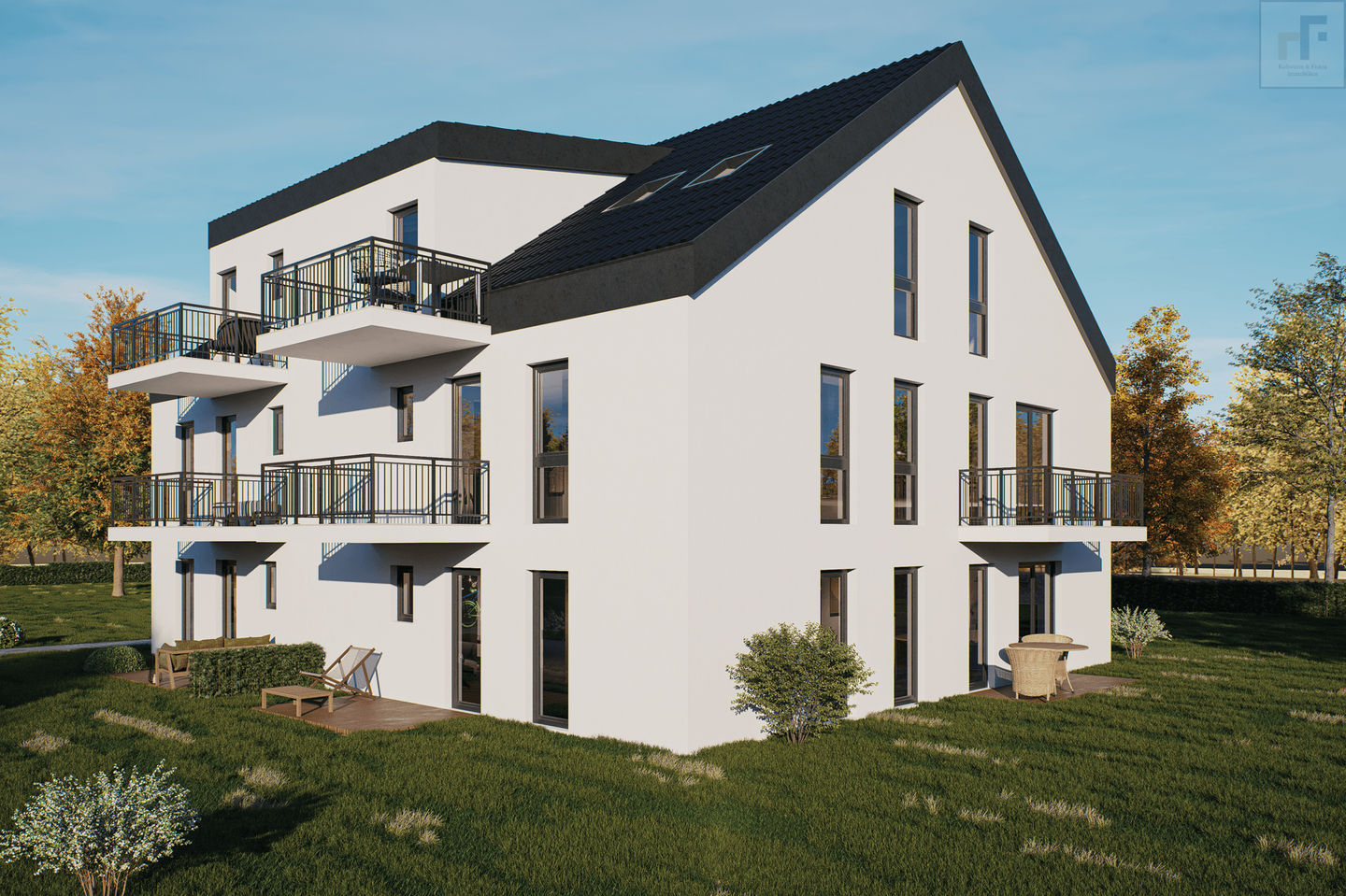 Exklusiver Neubau 2 Zimmer Wohnung in Ingolstadt, KfW 40 EH QNG, 10 % Abschreibung – Ingolstadt – Vorschaubild 3