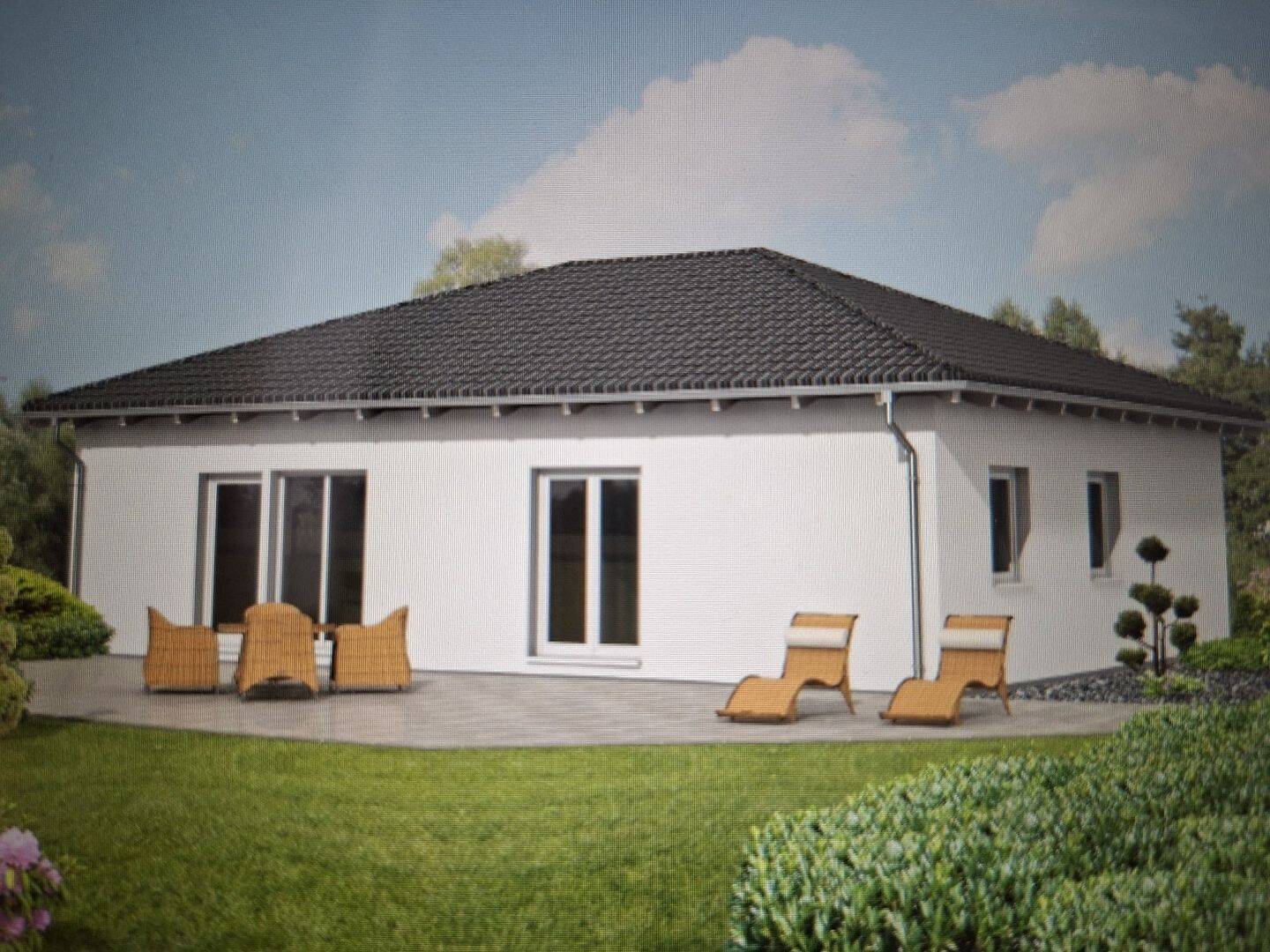Ein Bungalow schlusselfertig