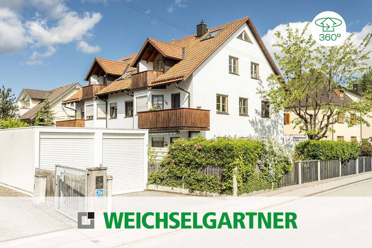 Ca. 91 m² Wohn-/Nutzfläche: Bezugsfreie Dachgeschosswohnung mit offener Galerie und Südloggia – 80993 München – Bild 1 von 9