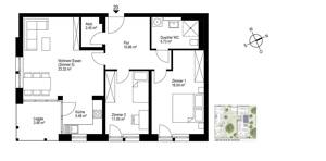 Mehr Raum fürs Leben - 3 Zimmer im Neubau – 79115 Freiburg im Breisgau – Vorschaubild 7