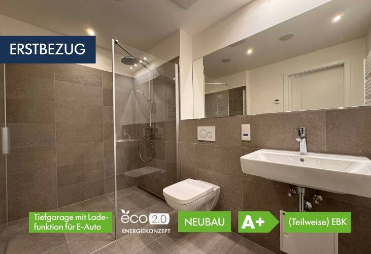*** Erstbezug * 2 Zimmer * STELLPLATZ * Energiekonzept * Wäremepumpe A+ *** – Leipzig – Vorschaubild 6