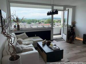 Aachen-Haaren: Elegant-modern möbl. 2-Zi.-Whng. mit Balkon, Panoramaaussicht; Stellpl. mögl. – 52080 Aachen – Vorschaubild 2