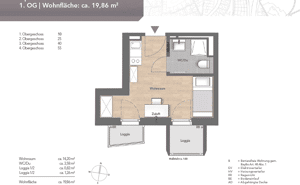 Gemütliches Apartment 1-Zimmer-Studentenapartment - WE 25 – 81549 München – Vorschaubild 7