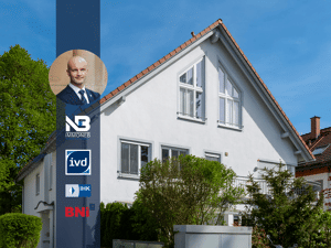 Lichtdurchflutete 4-Zimmer-DG-Wohnung mit Süd-Dachterrasse und neuer Hybrid-Wärmepumpenheizung