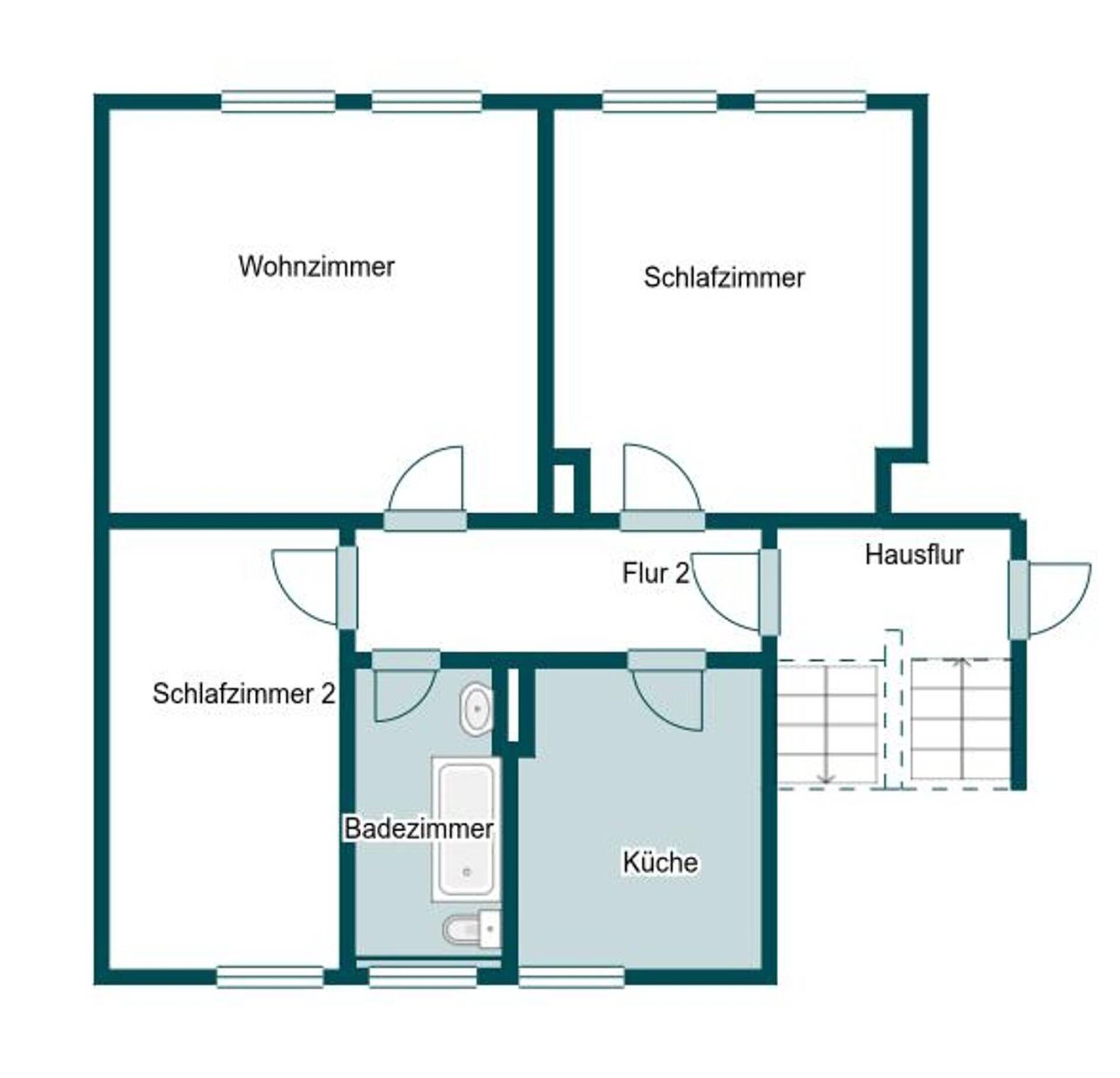 Etagenwohnung in 04720 Döbeln mit 64,18 m² kaufen