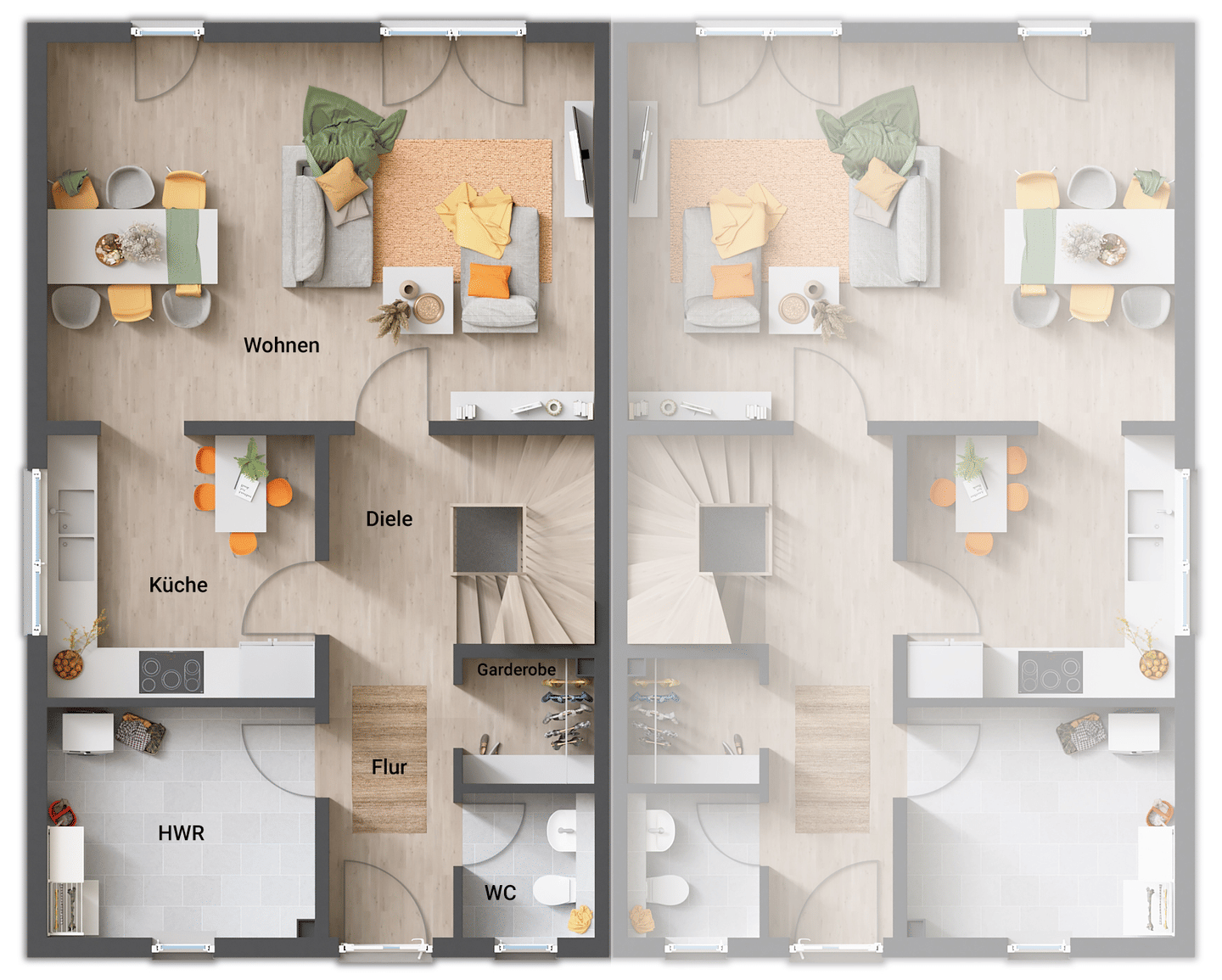 Schwaig: Neubau DHH| Komplettpreis inkl. Grundstück & Baunebenkosten – Schwaig bei Nürnberg – Vorschaubild 5