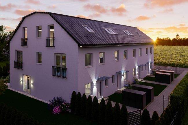 Erstellung von modernen Niedrigenergie-RH mit Stellplätzen im idyllischen und grünen Gilching – Gilching – Bild 1 von 9