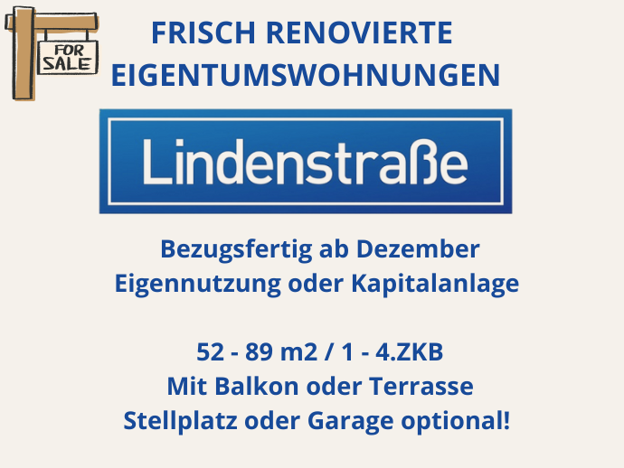 Trier Innenstadt - Eigentumswohnungen mit Garage/Stellplatz zu verkaufen.