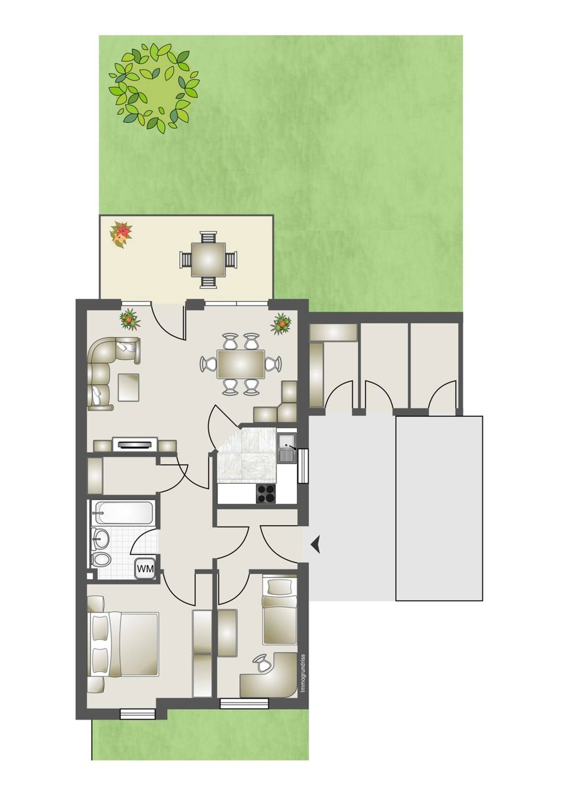 Terrassenwohnung in 89312 Günzburg / Reisensburg mit 78 m² kaufen