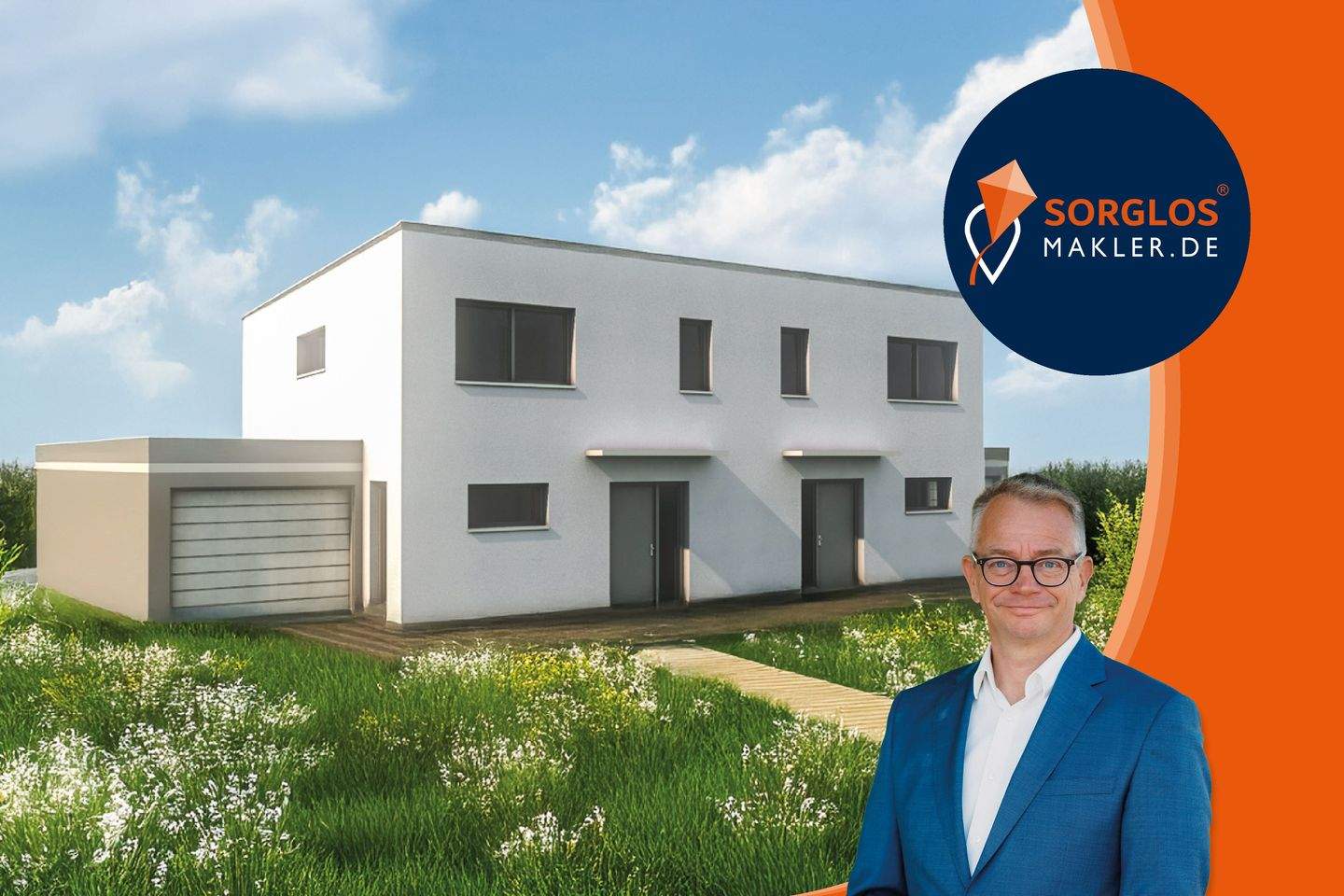 Ankommen & wohlfühlen: Neubau-Doppelhaushälfte mit Garten in Biederitz – Biederitz – Bild 1 von 7