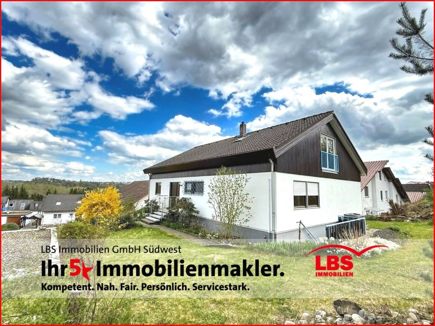 Einfamilienhaus mit ELW und Garage in Randlage + Sackgasse mit Weitblick – Sigmaringen – Bild 1 von 9