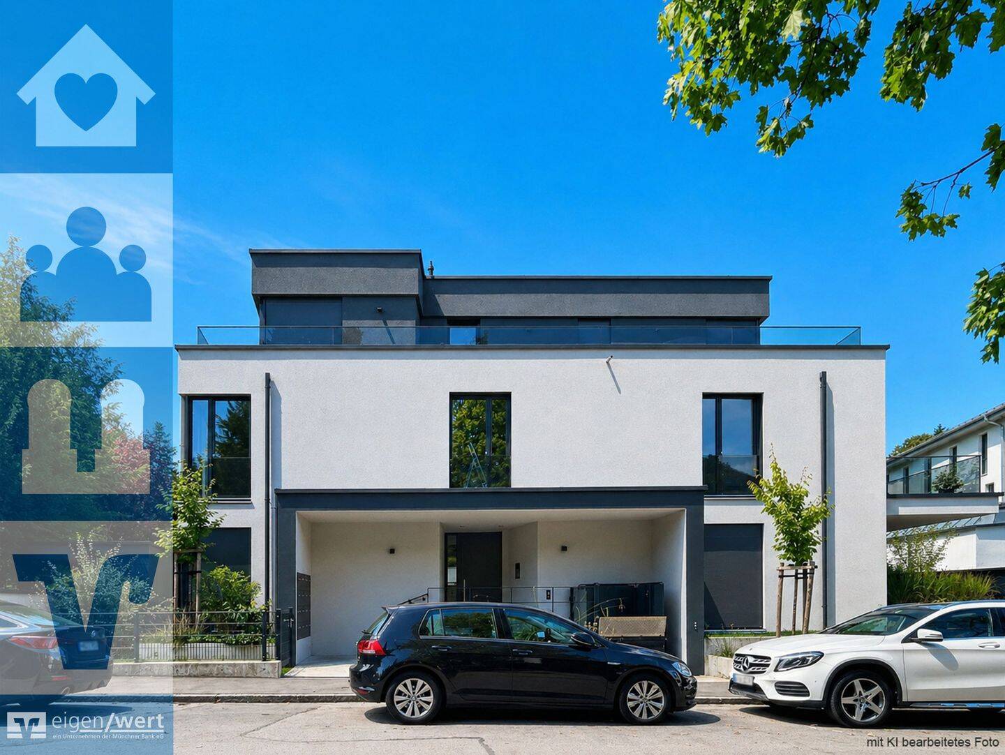 Exklusives Wohnerlebnis - Luxus-Dachgeschosswohnung mit Sauna & Jacuzzi – München – Bild 1 von 9
