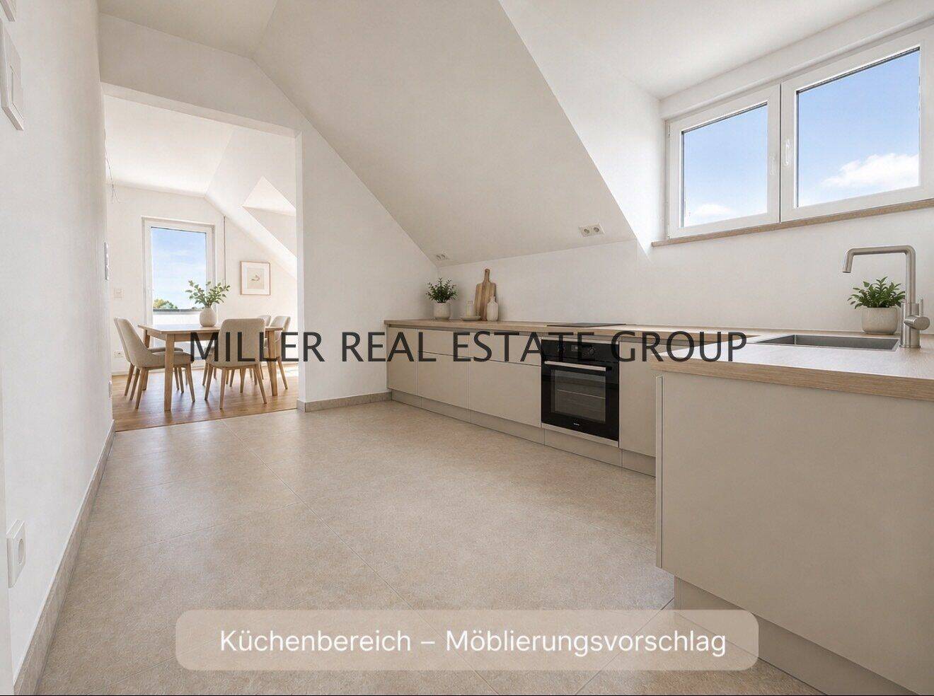 Exklusive Neubau-Dachgeschosswohnung in Ingolstadt-Unterhaunstadt - ca. 116 m², Erstbezug, KfW 55 & zwei separat nutzbare Wohnbereiche! – Ingolstadt – Vorschaubild 6