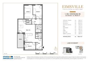 Urban & entspannt: 3,5-Zimmer-Wohnung mit Balkon – 22525 Hamburg – Vorschaubild 2