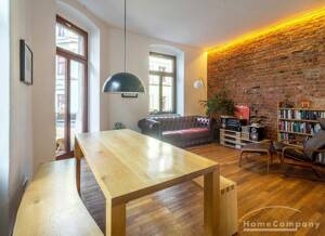 26486 HomeCompany Dresden Möbliert/Furnished 3-Zimmer Apartment mit Balkon in Dresden-Neustadt max. 2 Personen – 1099 Dresden – Vorschaubild 5