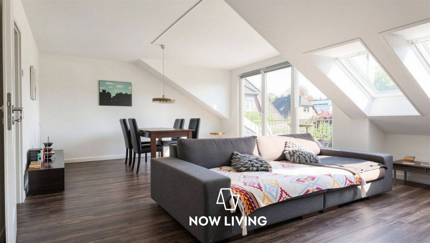 Großzügige 3-Zimmer-Maisonette mit Dachstudio und sonnigem Balkon – Hamburg – Bild 1 von 9