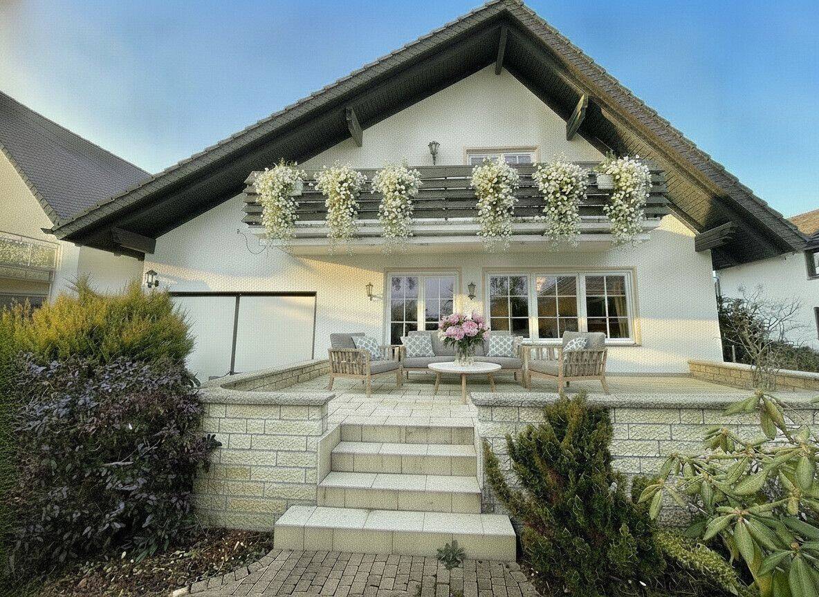 Edles Einfamilienhaus mit lichtdurchflutetem Wohnbereich, sonniger Terrasse und Garten – Weinheim – Vorschaubild 2