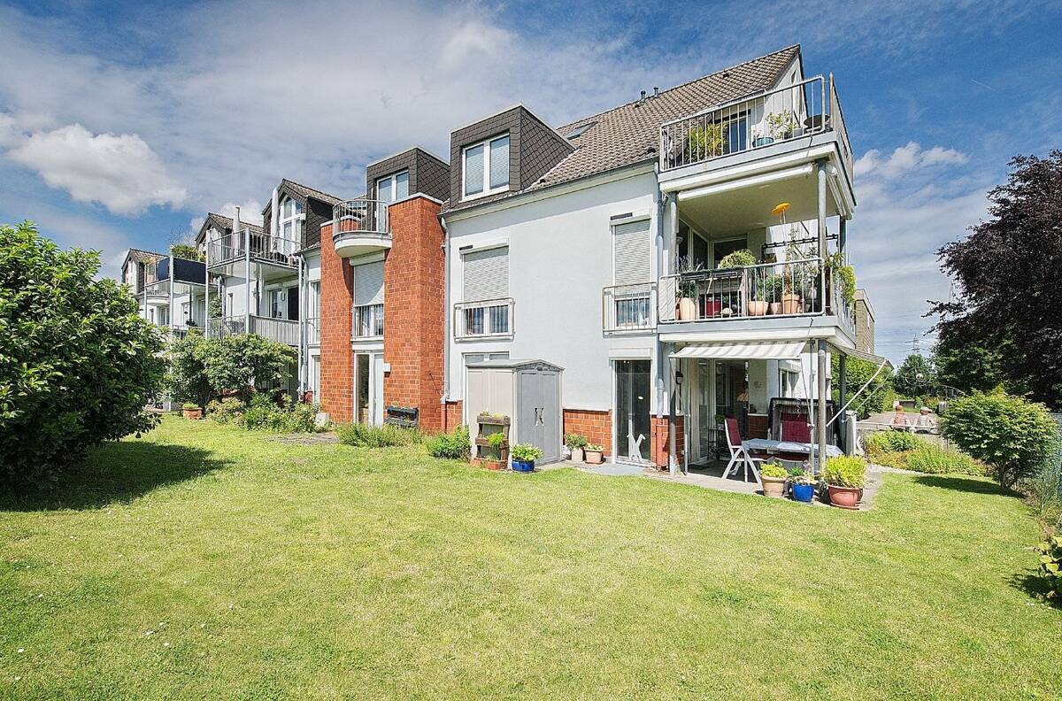 Düsseldorf-Itter! Provisionsfrei für Käufer! 3-Zimmer-Gartenwohnung mit Blick ins weite Grün! – 40589 Düsseldorf – Bild 1 von 9