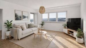Kernsanierte 4-Zimmer-Wohnung mit Weitblick, großzügigem Grundriss & privatem TG-Stellplatz – 89134 Blaustein – Vorschaubild 2