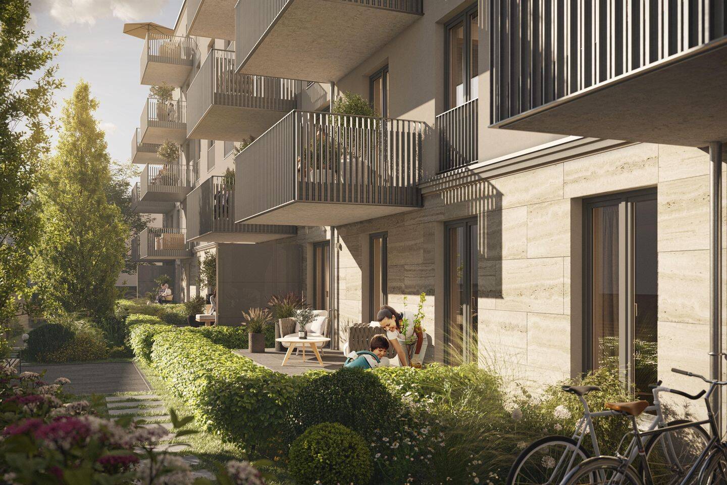 Im Herzen des Geschehens - exklusive 3-Zimmer-Gartenwohnung in Sendling!