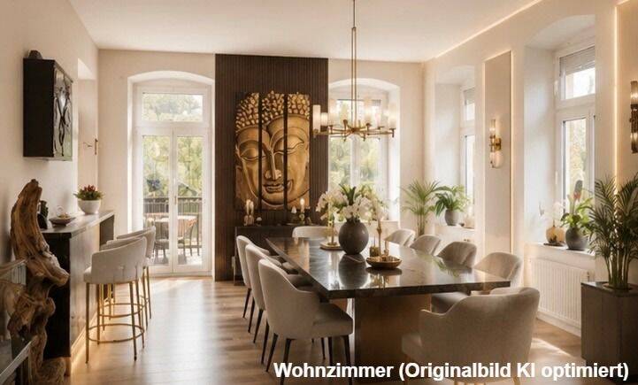94 m² Altbauwohnung mit Balkon in Dresden-Löbtau - zukunftssicher modernisierte Wohnanlage