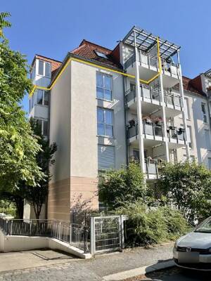 Ruihig wohnen unterm Dach mit Lift, EBK & Balkon! – 1277 Dresden – Vorschaubild 5