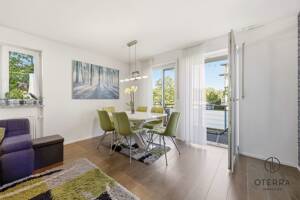 Heimstetten! Gepflegte, helle u. ruhige 4-Zi.-Whg. mit Balkon! Toller Grundriss! 2 Bäder! Seenähe!