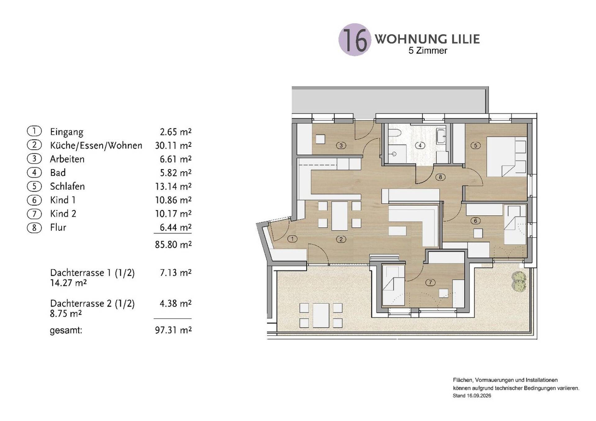 Dachgeschosswohnung in 84036 Landshut mit 97,31 m² kaufen