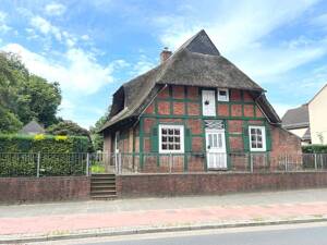 PURNHAGEN-IMMOBILIEN - Bremen-Rönnebeck, charm. Reetdachhaus mit sep. Werkstatt in zentraler Lage – 28777 Bremen – Vorschaubild 3
