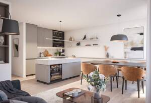 Effizienzhaus 55/KfW 55-Stilvolles Dachterrassen-Eckhaus mit Süd-West-Ausrichtung in Ramersdorf (H1) – 81549 München – Vorschaubild 3