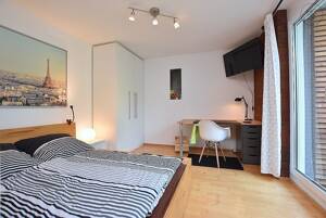 Modern möbliertes Apartment mit Balkon in Stuttgart Plieningen, Nähe Uni Hohenheim – 70599 Stuttgart – Vorschaubild 2