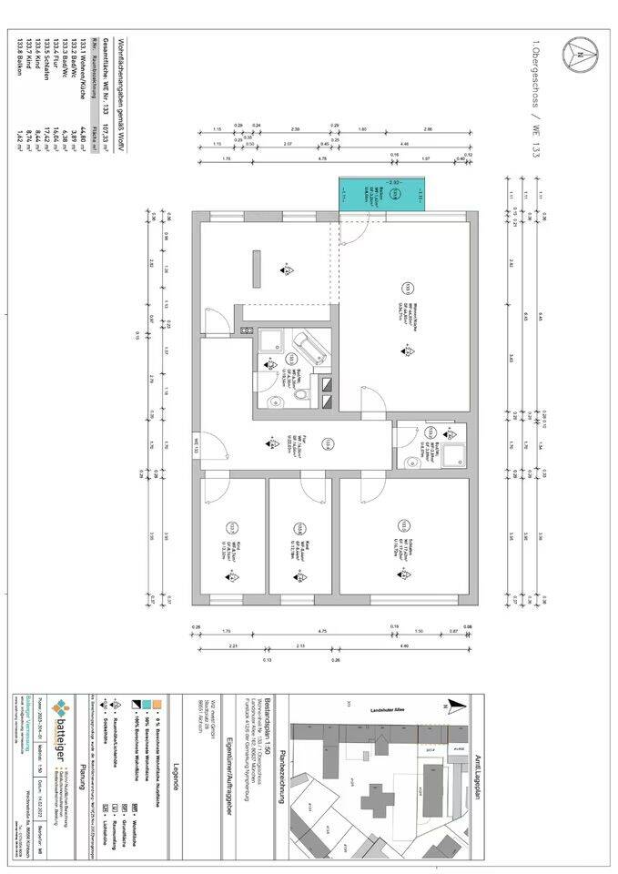 Hochwertig sanierte 4-Zimmer-Wohnung am Olympiapark — Marmor, Eichendielen, moderne Einbauküche