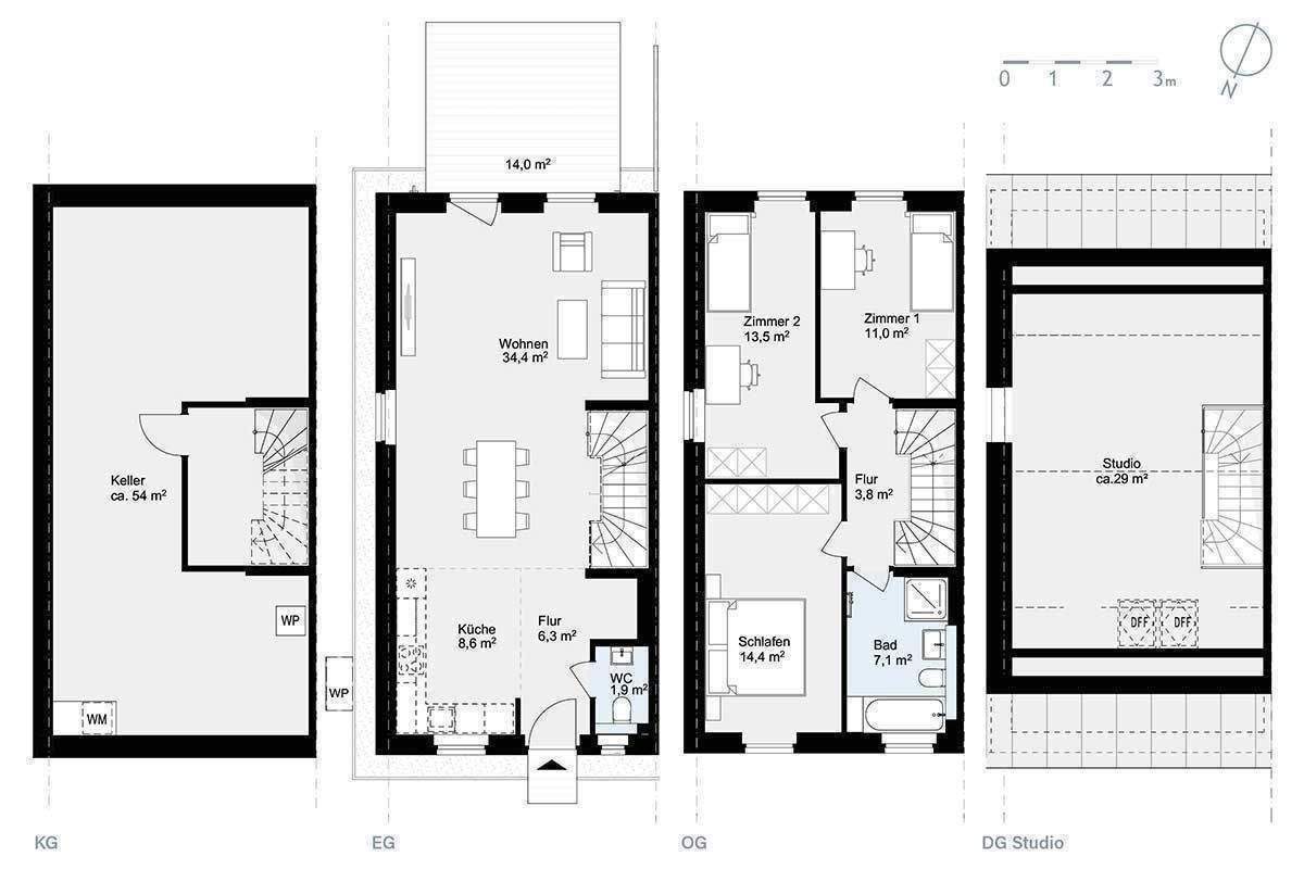 Genug Platz für Familie, Homeoffice und Genuss! – Henstedt-Ulzburg – Vorschaubild 3