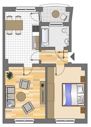 Demnächst frei! 2-Zimmer-Wohnung in Dortmund Innenstadt-West – 44137 Dortmund – Vorschaubild 5