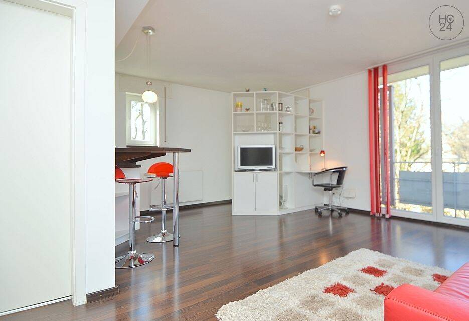Schickes möbliertes 1-Zimmer Apartment mit Balkon und Internet in Wiesbaden Südost – Wiesbaden – Vorschaubild 5