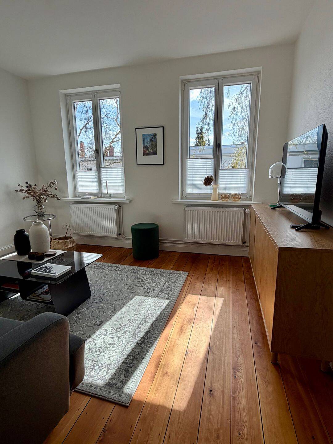 Erstbezug: sanierte, neu möblierte 2 Zi Altbau-Whg gegenüber der Wakenitz/St. Gertrud – Lübeck – Vorschaubild 3