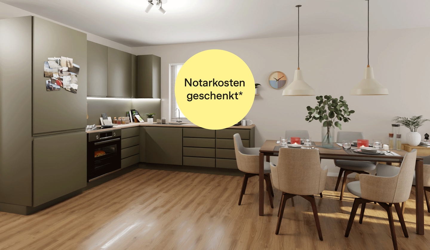 Doppelhaushälfte inkl. Grundstück mit Südterrasse – Großpösna – Bild 1 von 9