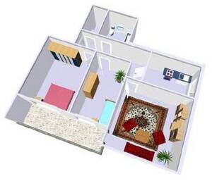 renovierte 3-Zimmer-Wohnung mit Vollbad und Balkon – 24109 Kiel – Vorschaubild 2